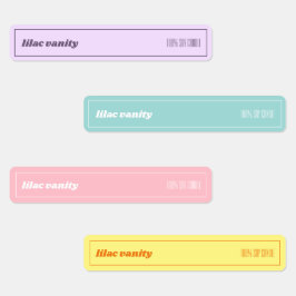 Retro Kleurrijke Tamper-proof Candle Seal Labels