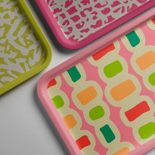 Retro kleurrijke verpakkingspapier vellen voor dec