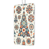 Retro kleurrijke versierde kerstboom luchtverfrisser (Links)