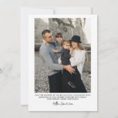 Retro Kleurrijke Vrolijke Kerstmis Fotocollage Feestdagenkaart (Achterkant)