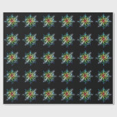 Retro kleurster cadeaupapier (Vlak)
