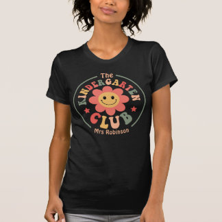 Retro Kleuterklas Club Persoonlijke Leerkracht T-shirt