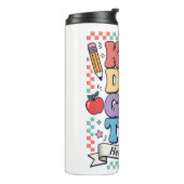 Retro kleuterschool, ik kom eraan School Thermosbeker (Gedraaid links)