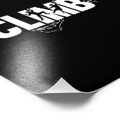 Retro Klim-bergklimmer Foto Afdruk (Hoek)