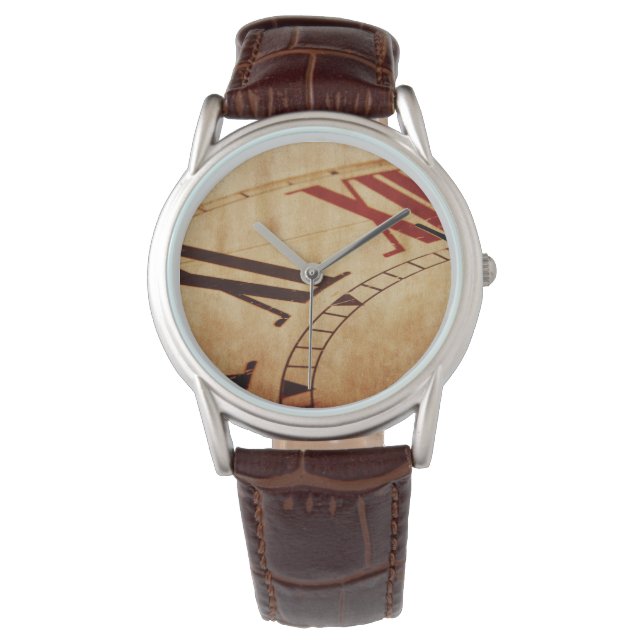 Retro  klok horloge (Voorkant)