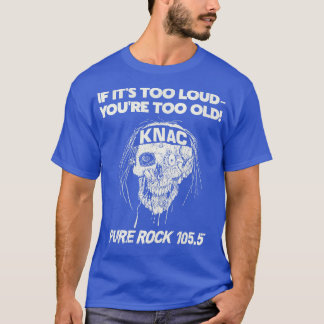 Retro KNAC 1055 radiostation van Los Angeles T-shirt