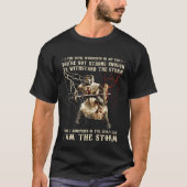 Retro Knight Templar Christian Warrior Of God I Am T-shirt (Voorkant)