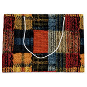 Retro Knit Patchwork - Gezellige Herfst Boho Vinta Groot Cadeauzakje (Voorkant)