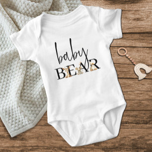 Retro Knuffel Dieren Baby Beer Romper