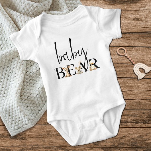 Retro Knuffel Dieren Baby Beer Romper