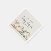 Retro Knuffel Dieren Baby Shower Servetten (Hoek)