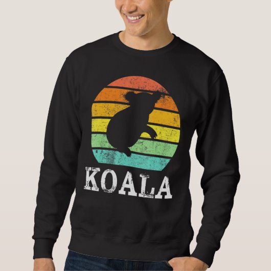  Retro Koala Sunset Silhouette Animal T-shirt (Voorkant)