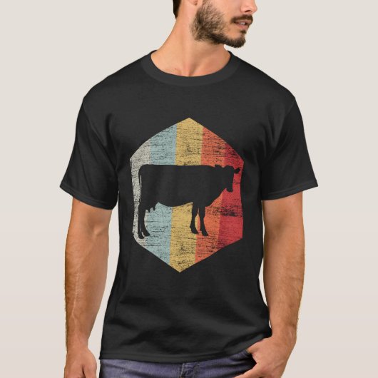 Retro-Koe T-shirt (Voorkant)