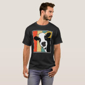 Retro koeienboerderij dier t-shirt (Voorkant volledig)