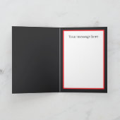 Retro koel platenpatroon Verjaardagsfeest Kaart (Binnen)