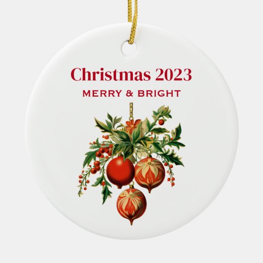 Retro Koele Kerstboom Decoraties (Voorkant)