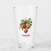 Retro Koele Kerstboom Decoraties Glas (Voorkant)