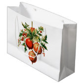 Retro Koele Kerstboom Decoraties Groot Cadeauzakje (Voorkant Gekanteld)