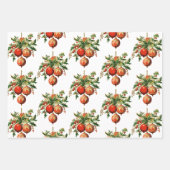 Retro Koele Kerstboom Decoraties Inpakpapier Vel (Voorkant 3)