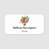 Retro Koele Kerstboom Decoraties Naamplaatje (Voorkant)