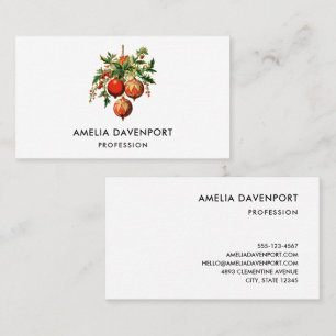 Retro Koele Kerstboom Decoraties Visitekaartje