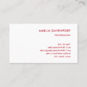 Retro Koele Kerstboom Decoraties Visitekaartje (Achterkant)