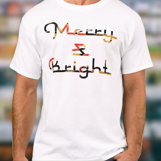 Retro koele typografie Prettig & Leuke Kerstmis T-shirt