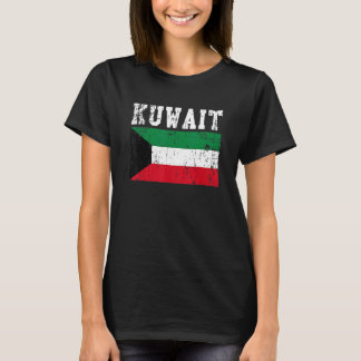 Retro  Koeweitse vlag Koeweitse roots T-shirt