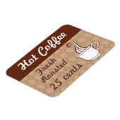 Retro Koffie Magneet (Linkerzijde)