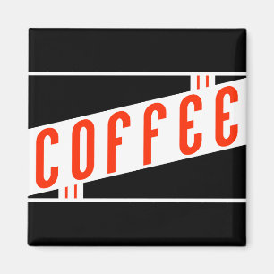 retro koffie magneet
