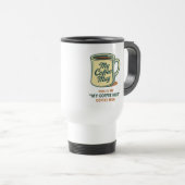Retro koffie Mok Humor ontwerp (Voorkant rechts)
