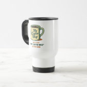 Retro koffie Mok Humor ontwerp (Voorkant links)