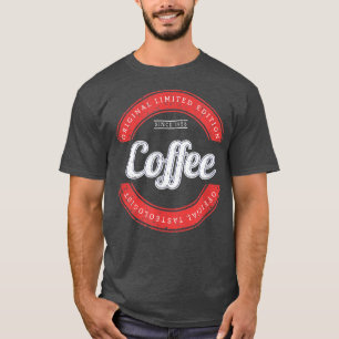 Retro  koffie overs Caffeine T-Shirt