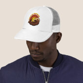 Retro koffie patrouille trucker pet (In situ)