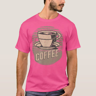 Retro koffie t-shirt