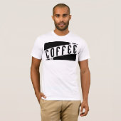 retro koffie t-shirt (Voorkant volledig)