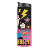 Retro Koffie Verslaafde Thermische Bekertemperatuu Thermosbeker (Geroteerd rechts)