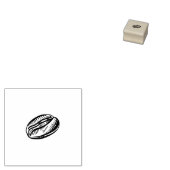 Retro  koffiebonen Loyalty Stempel (Gestempeld)