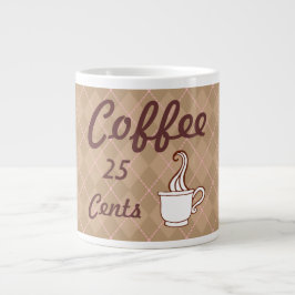 Retro koffiekop cadeau porselein kop