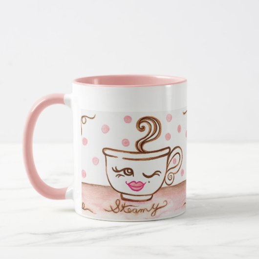 Retro koffiekop mok (Links)