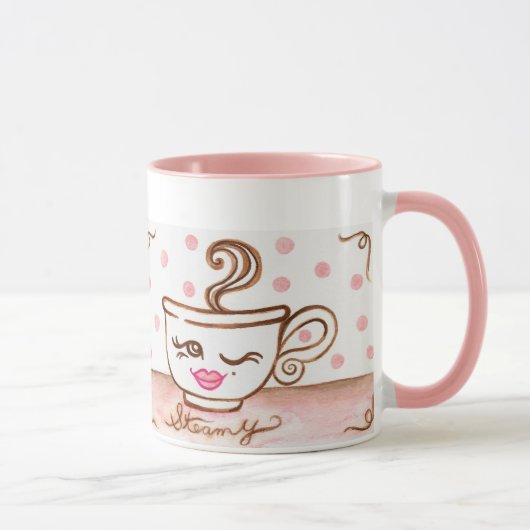 Retro koffiekop mok (Rechts)