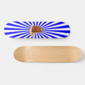 Retro koffiemill skateboard (Horizontaal)