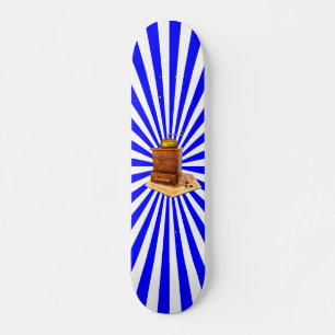 Retro koffiemill skateboard