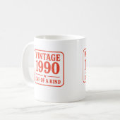 Retro koffiemok uit 1990 (Voorkant links)