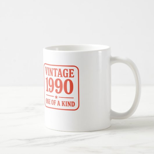 Retro koffiemok uit 1990 (Rechts)