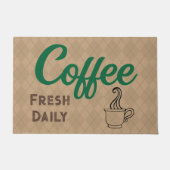 Retro koffiezaak deurmat (Voorkant)