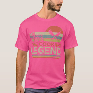 Retro Koken papa Papa Vader Dag T-shirt