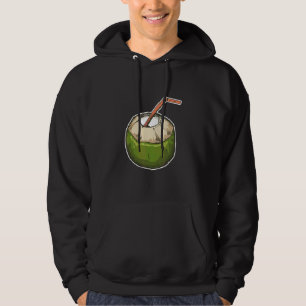 Retro Kokos Kokosnoot Kokosolie Kokoswater Hoodie