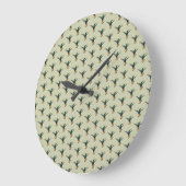 Retro kolibriepatroon Grote Klok (Hoek)