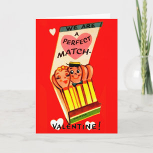 Retro komt overeen met Valentijnsdag Kaart